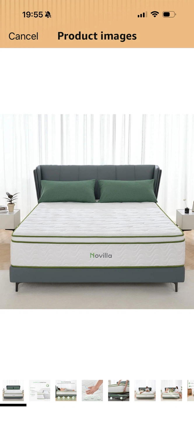 Twin Size Bed Frame + Mattress with CertiPUR-US Certified Foam - photo 4