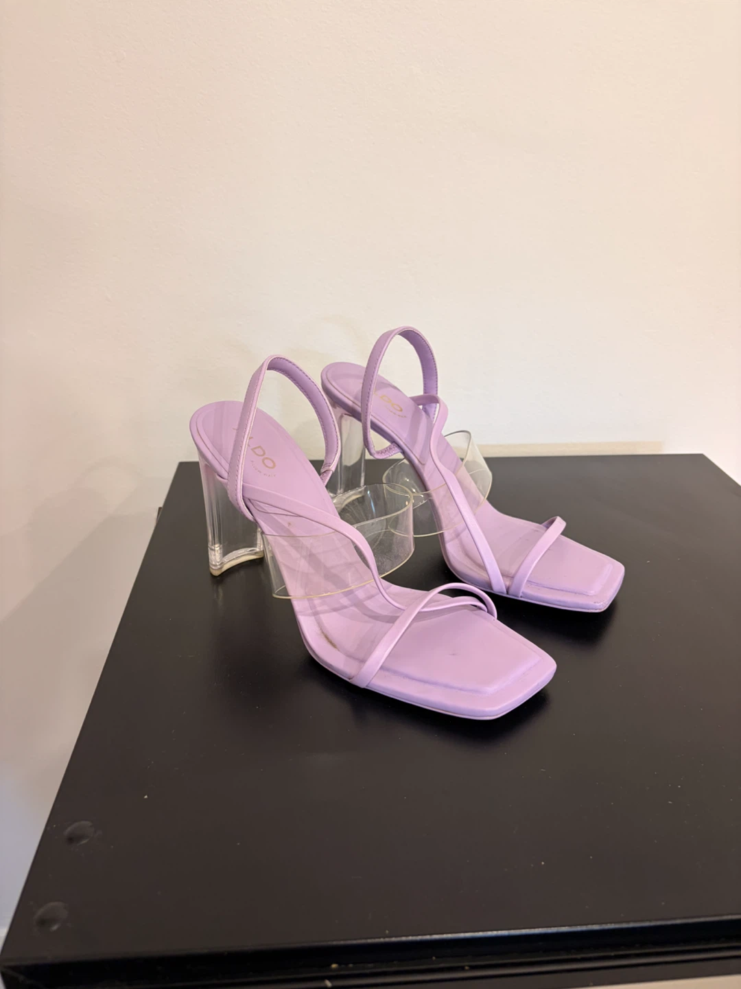 ALDO Lavender Block Heel Sandals