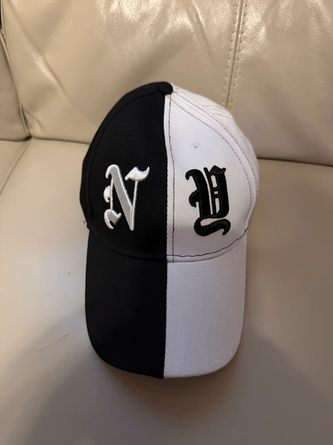 Black and White Baseball Cap