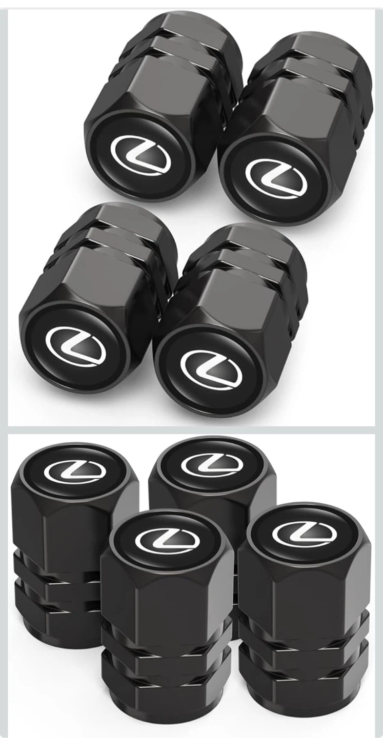 Lexus Valve Stem Caps Set