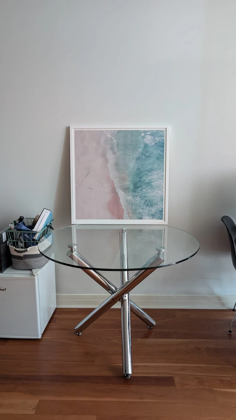 framed beach art