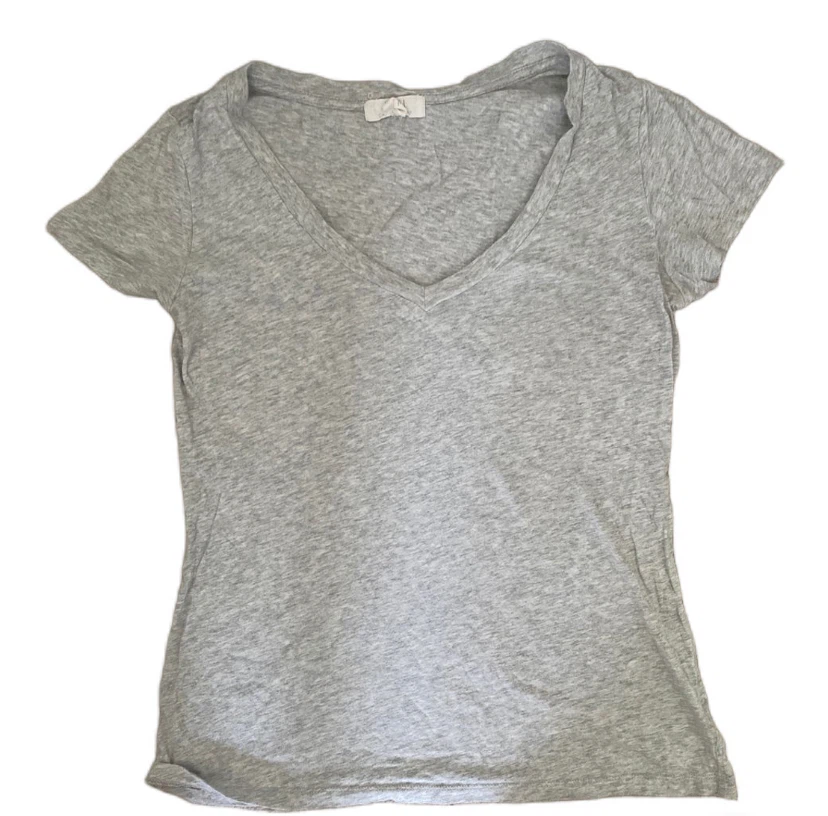XXI Essentials Grey V-Neck T-Shirt