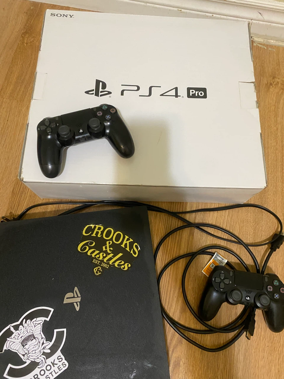 PS4 pro 1 TB with controllers
