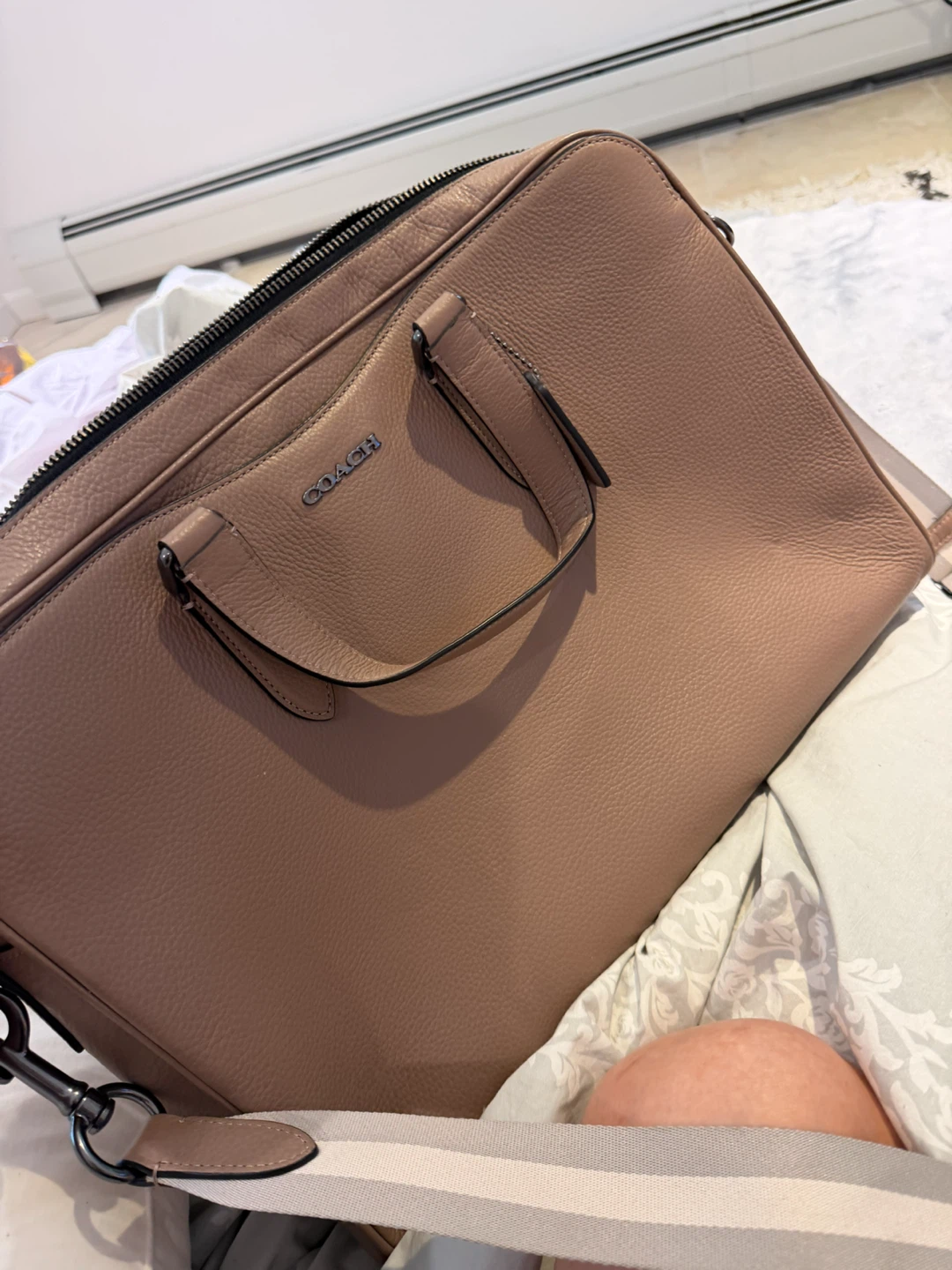 Coach Leather Briefcase/Laptop Bag