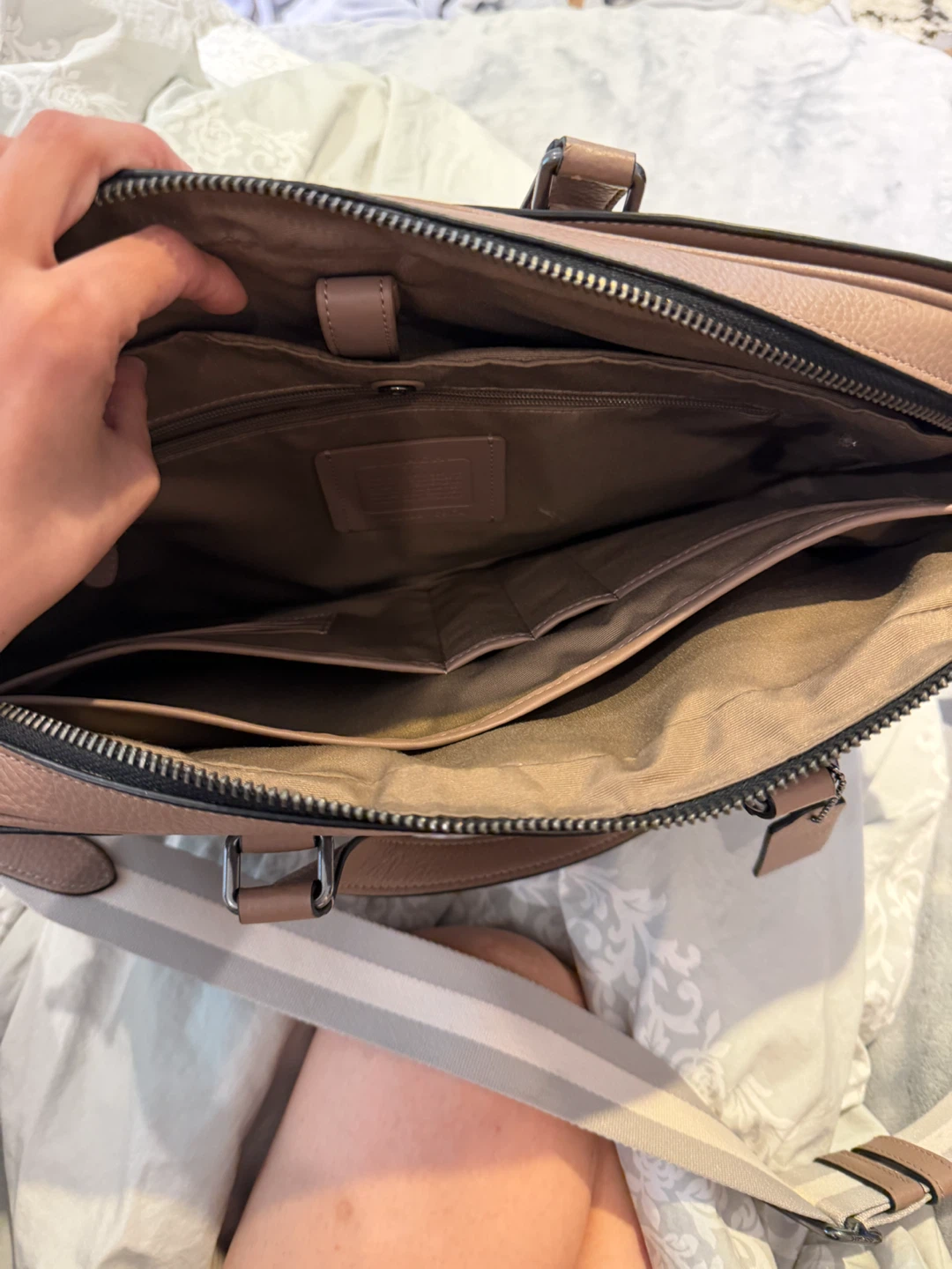 Coach Leather Briefcase/Laptop Bag - photo 2