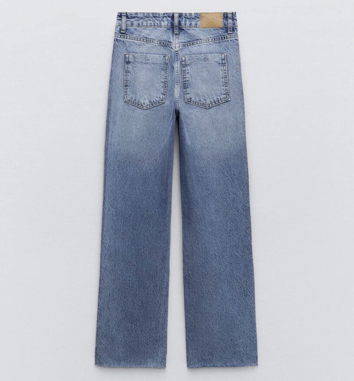 Zara Pearl Embellished Straight Leg Jeans - Size 4 - photo 3