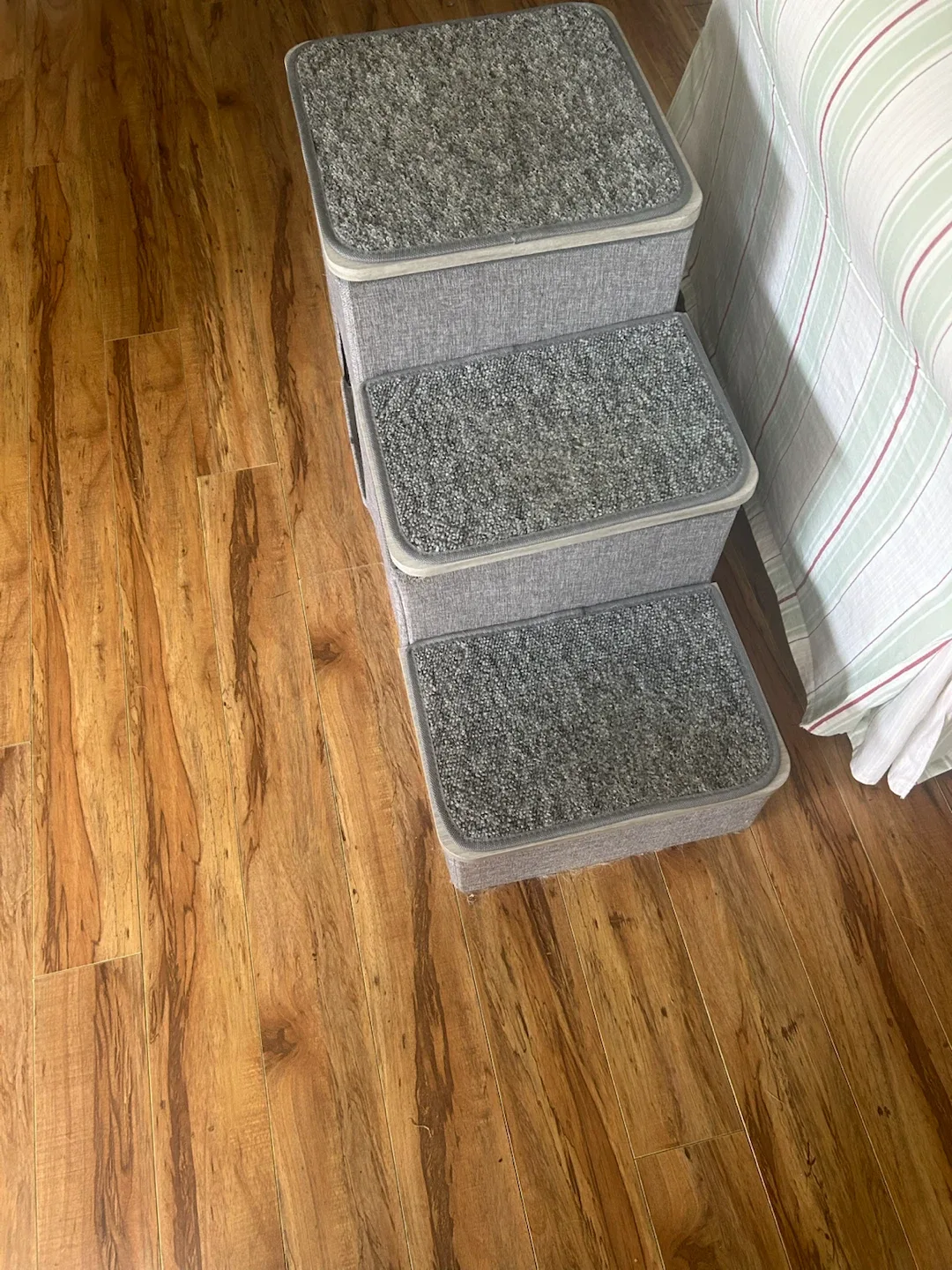 3-Step Pet Stairs with Enclosed you boxes  Den - photo 2