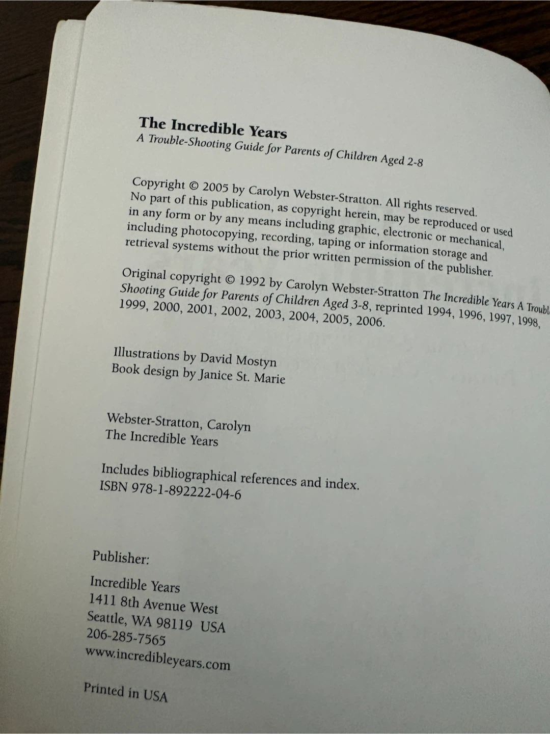 The Incredible Years Book - photo 3