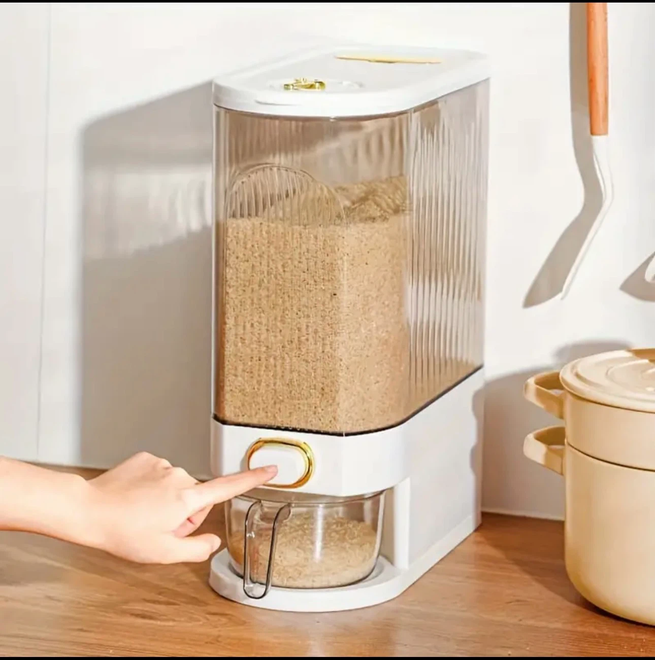 Brand New 22Lbs Rice ,Cereal Dispenser