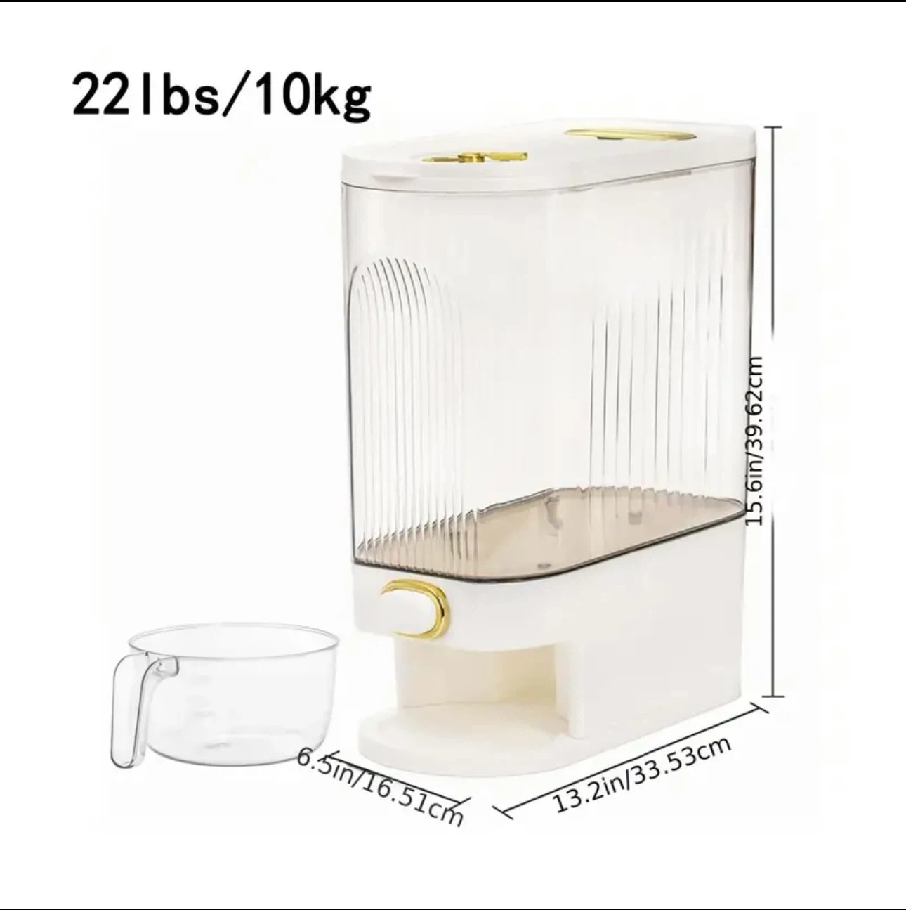 Brand New 22Lbs Rice ,Cereal Dispenser - photo 3