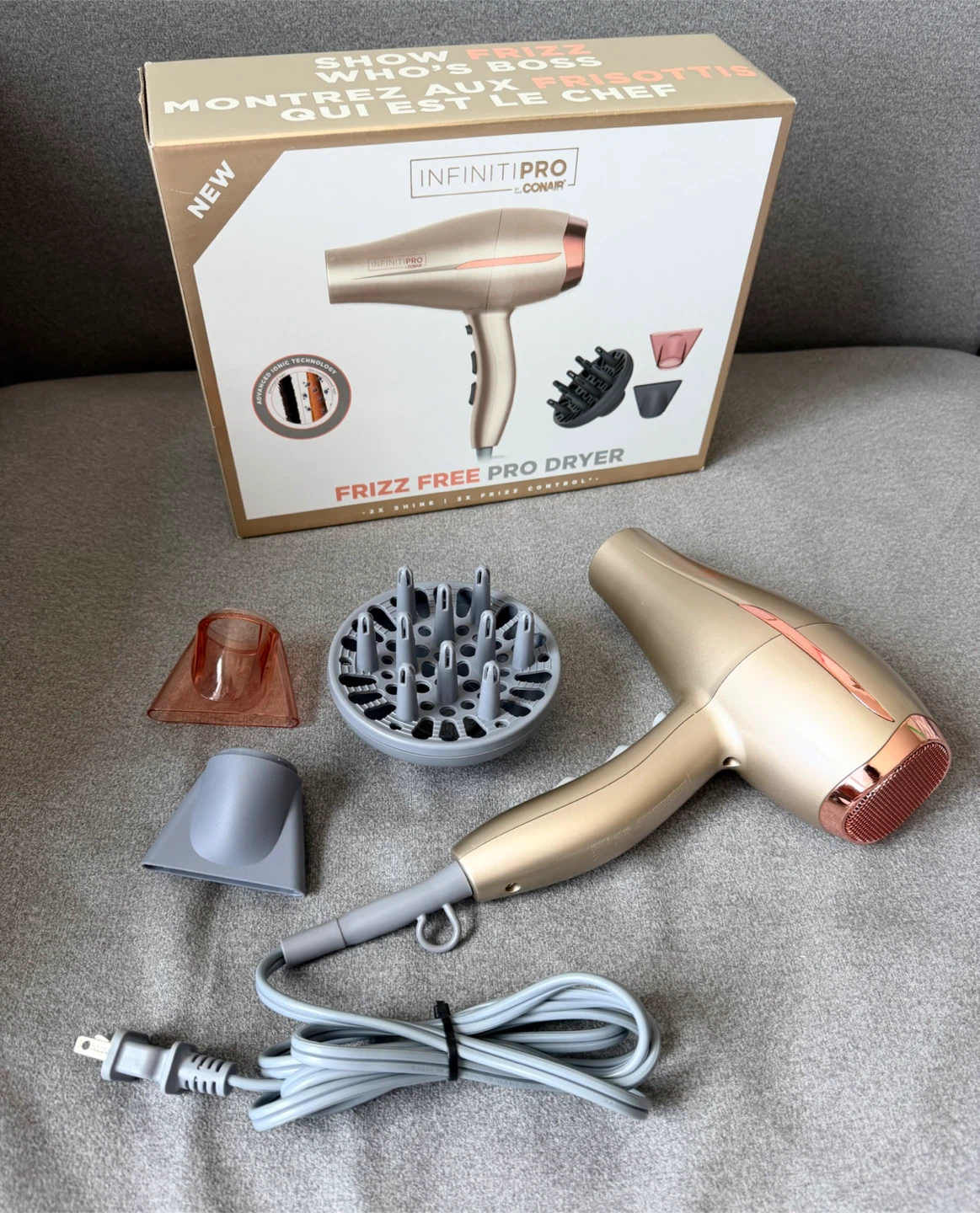 InfinitiPRO by Conair Frizz Free Pro Hair Dryer
