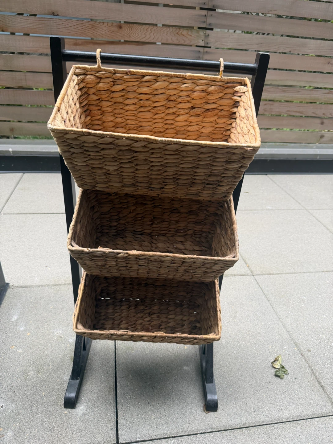 Woven 3-Tier Storage Rack