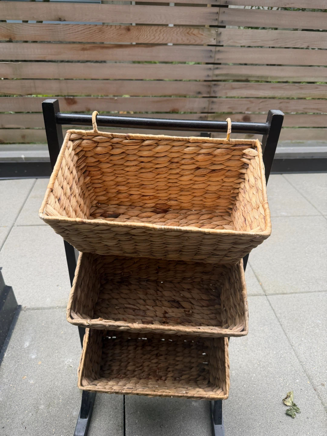 Woven 3-Tier Storage Rack - photo 2