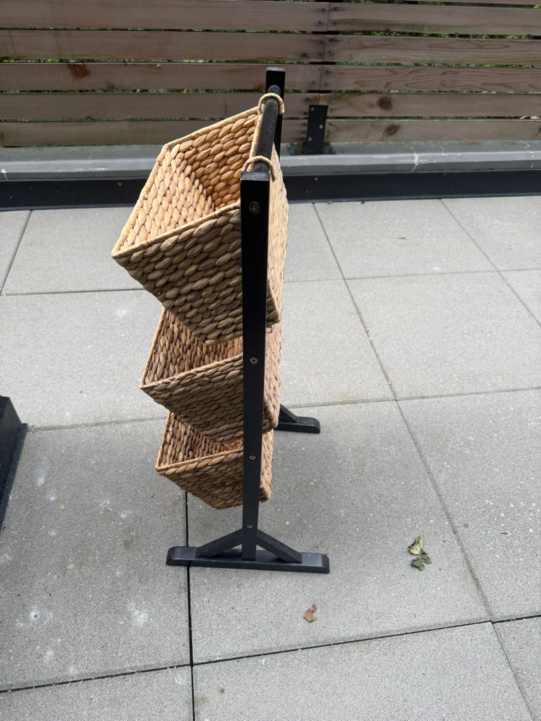 Woven 3-Tier Storage Rack - photo 3