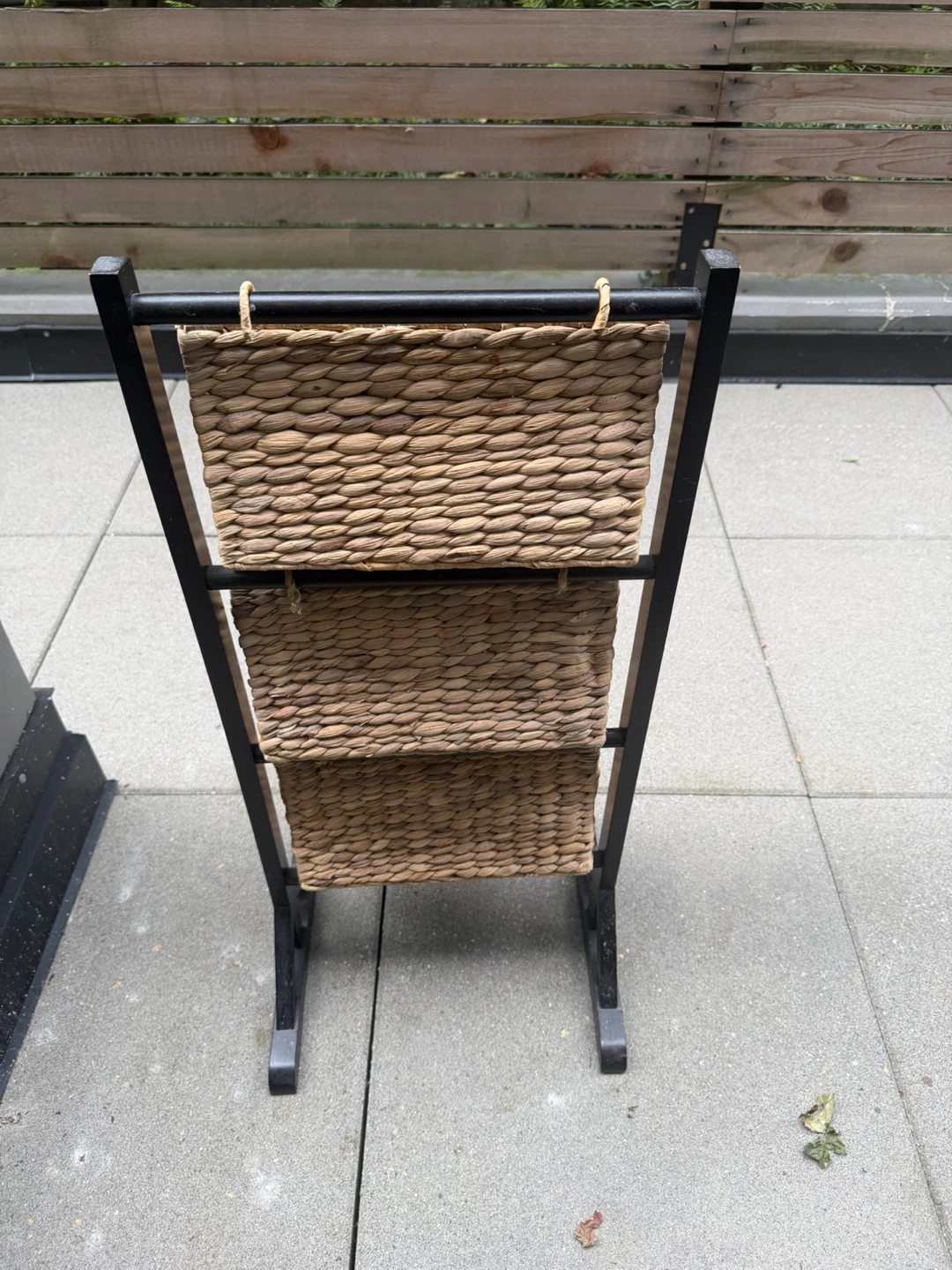 Woven 3-Tier Storage Rack - photo 4