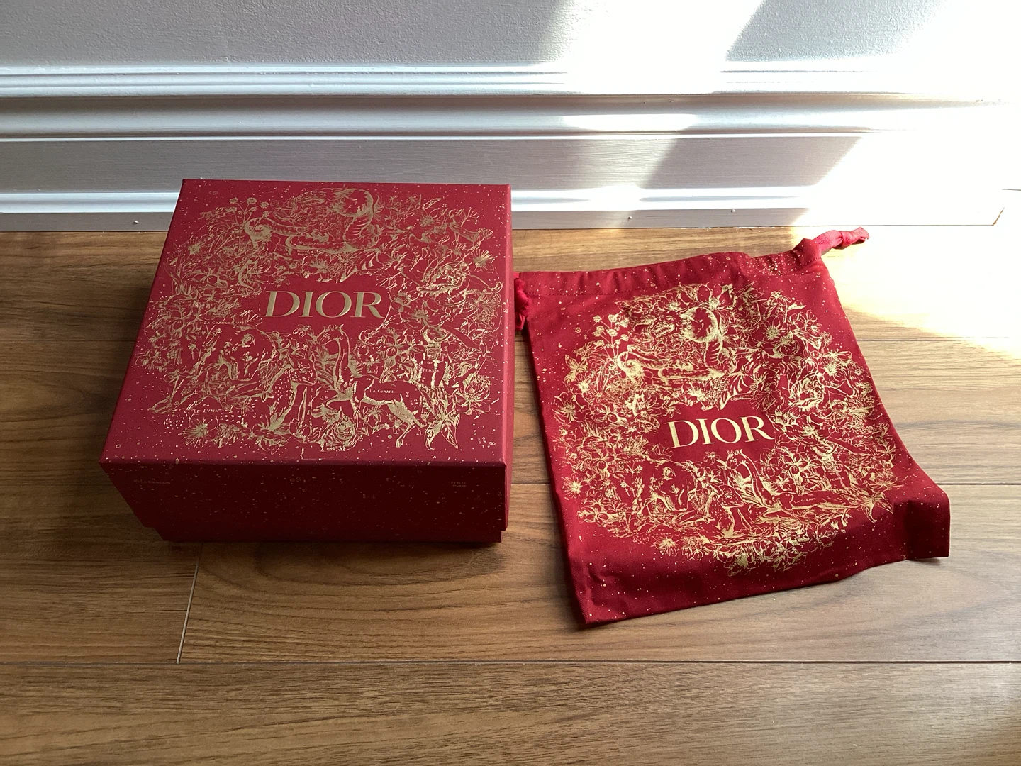 Dior Special Edition Box and Pouch Set