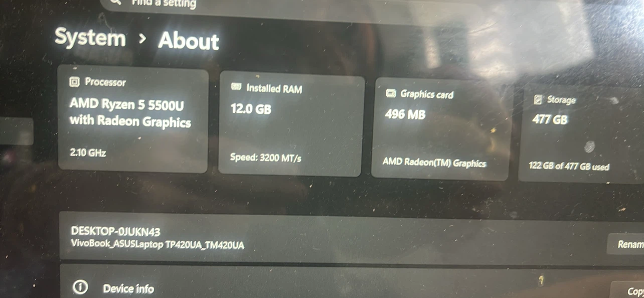 ASUS VivoBook TP420UA Laptop - photo 4