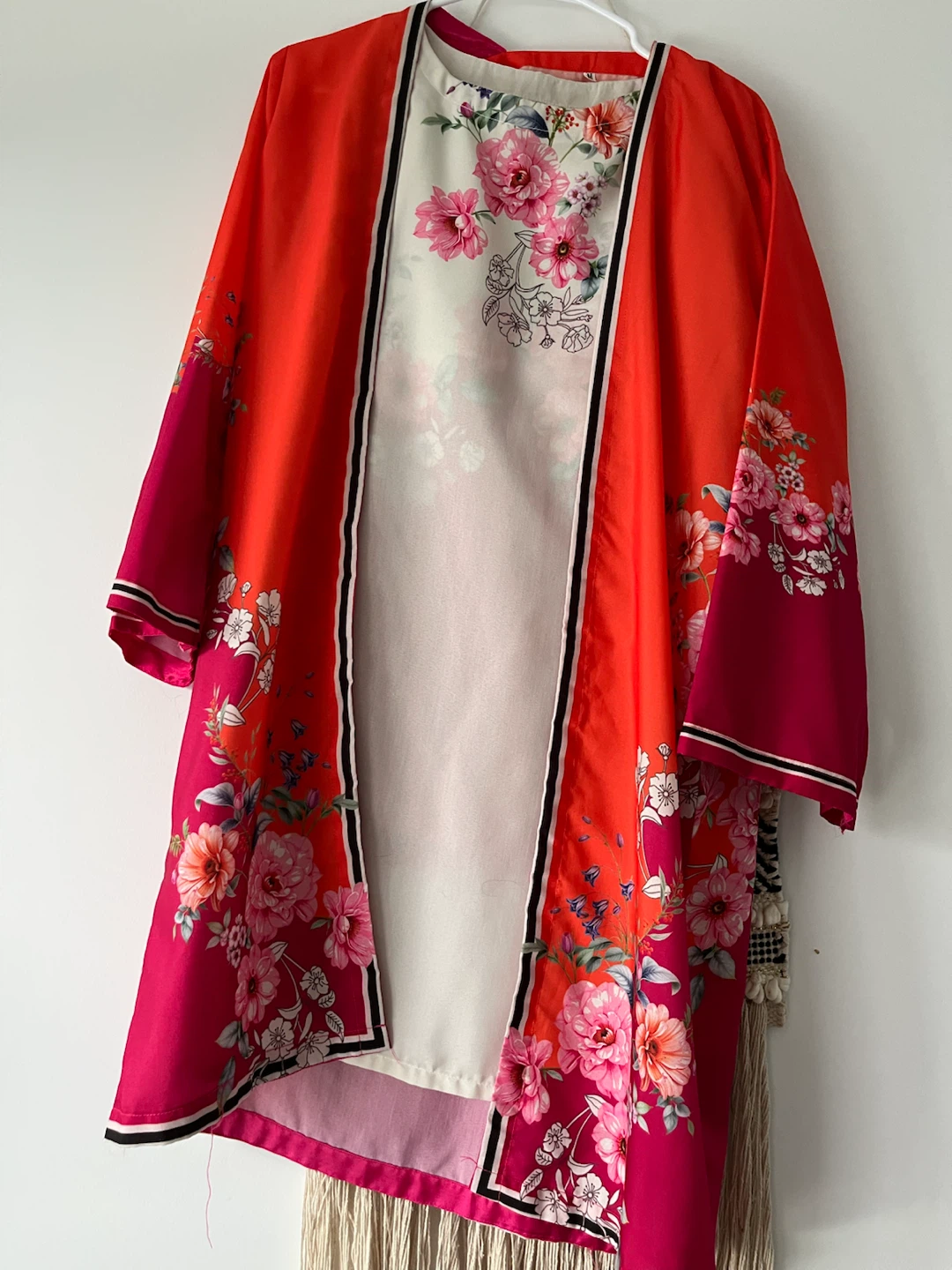 3-Piece Floral Suit with Kimono - photo 4