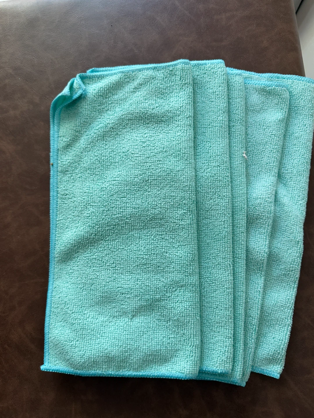 Pack of Teal Microfiber Cleaning Cloths - photo 2