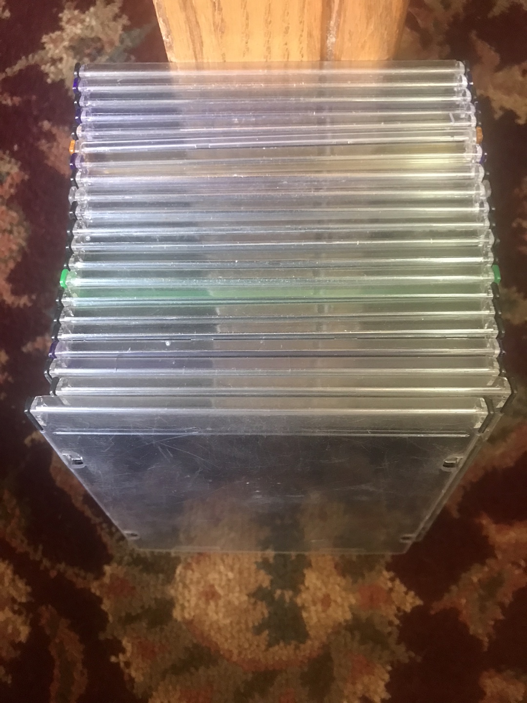 Stack of CD Jewel Cases