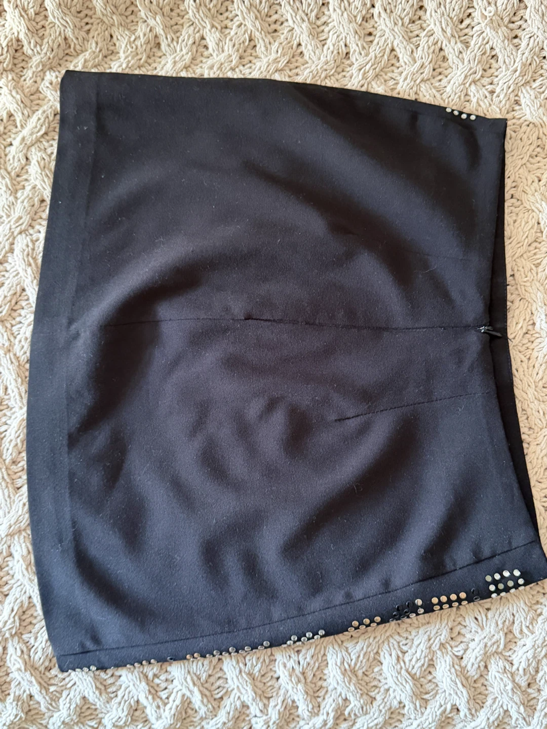 Confession Black Studded Mini Skirt - photo 5