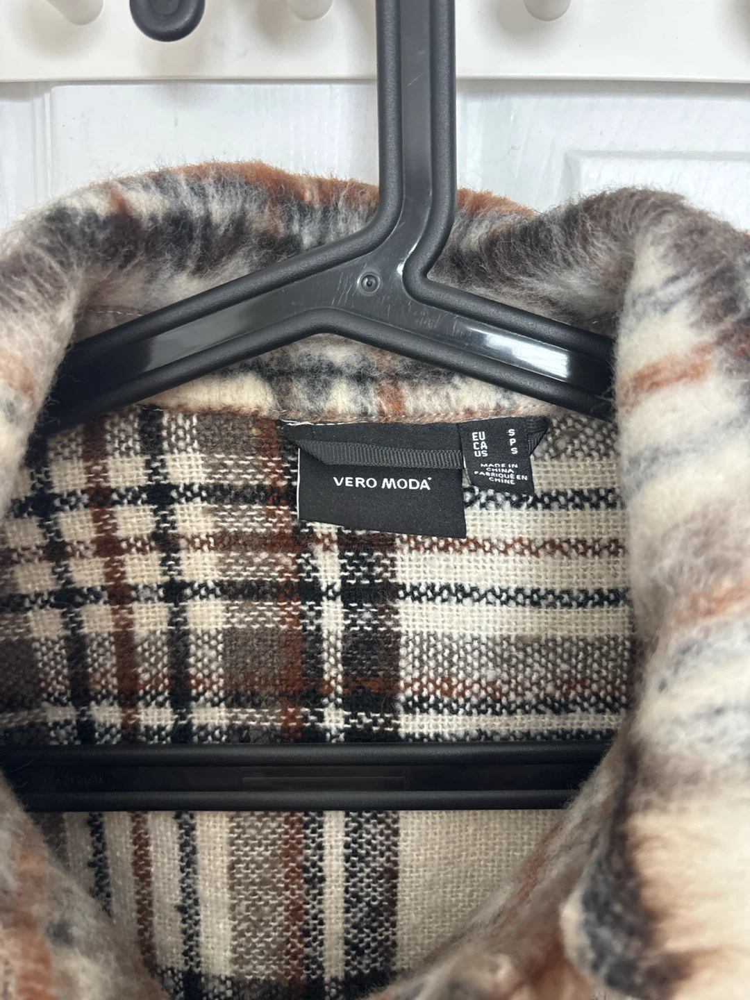 Vero Moda Plaid Long Shirt Jacket - photo 2
