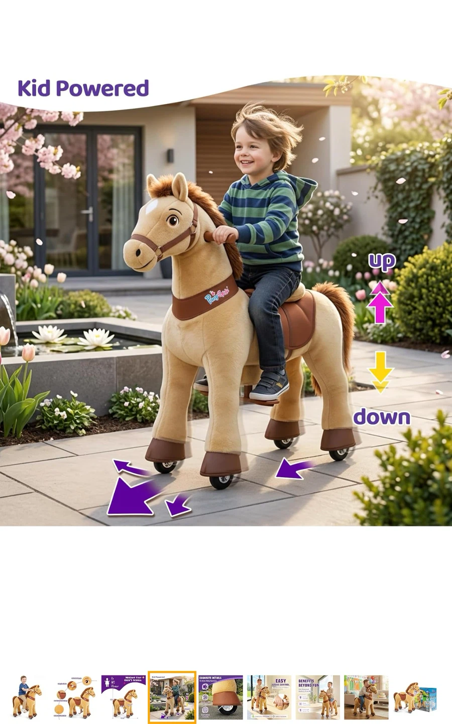 PonyCycle Ride-on Toy Horse - Size 4 for Age 4-7 - photo 2
