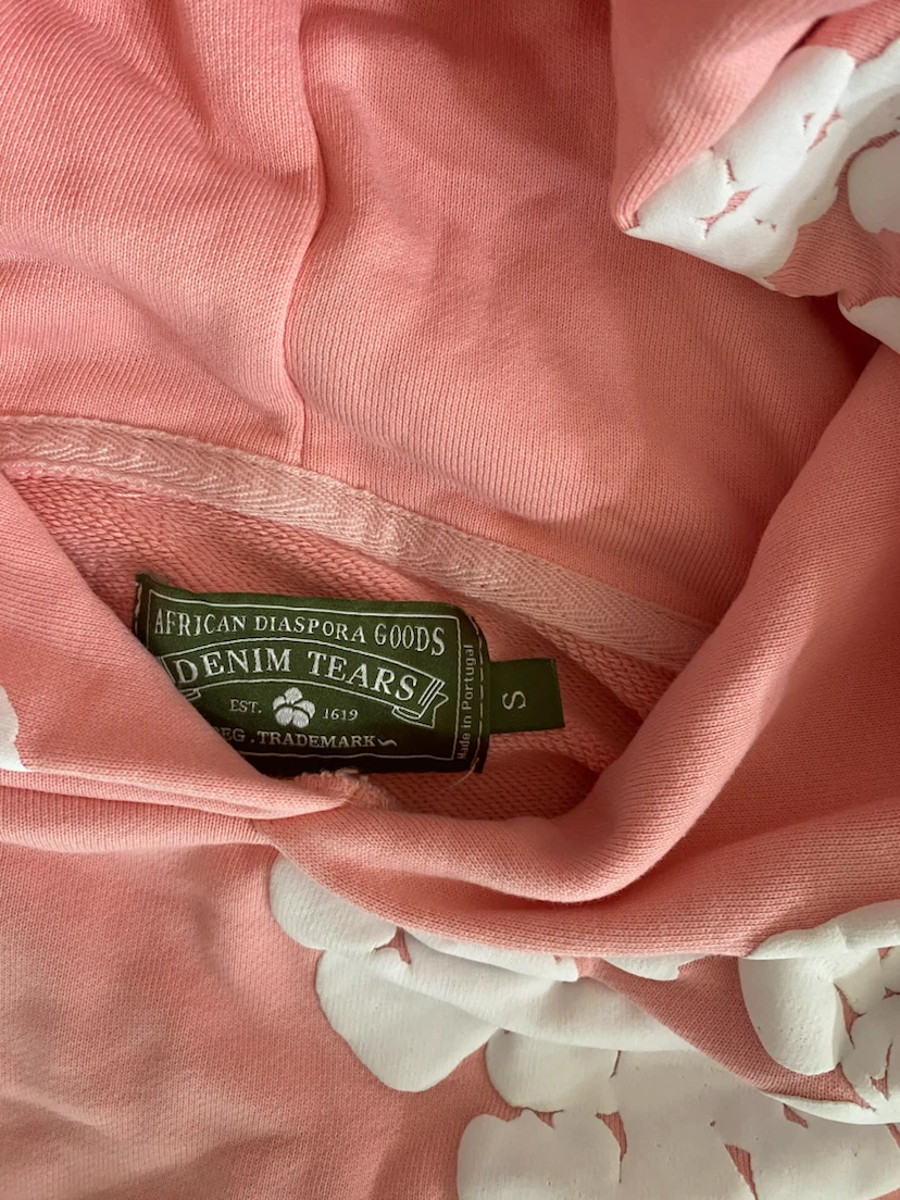 Denim Tears Pink Hoodie - photo 2