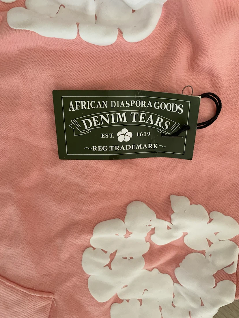 Denim Tears Pink Hoodie - photo 3