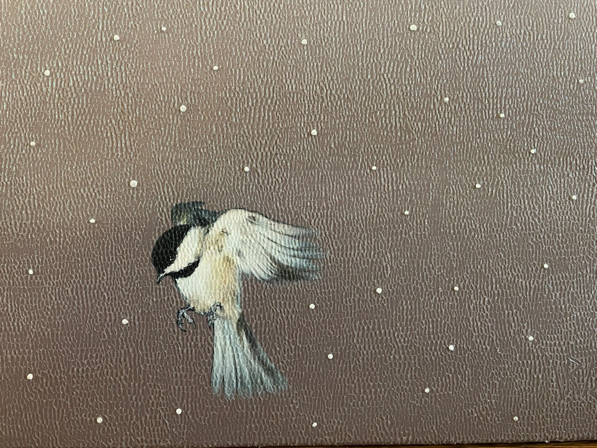 Original Chickadee Painting