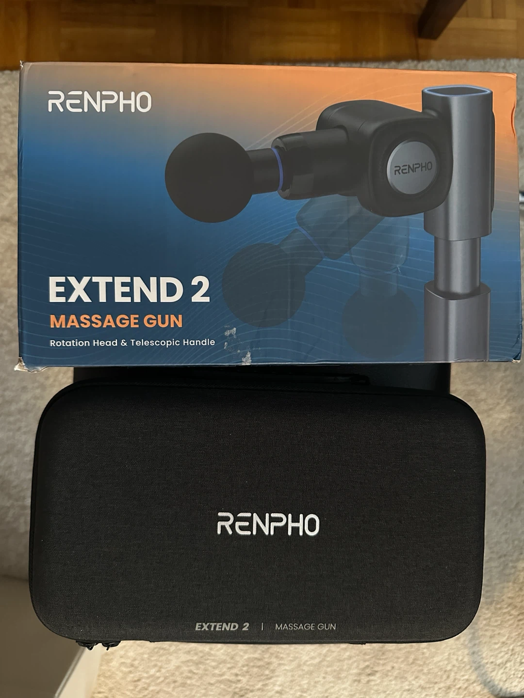 RENPHO Foldable 2-in-1 Massage Gun with Extendable Handle - photo 4