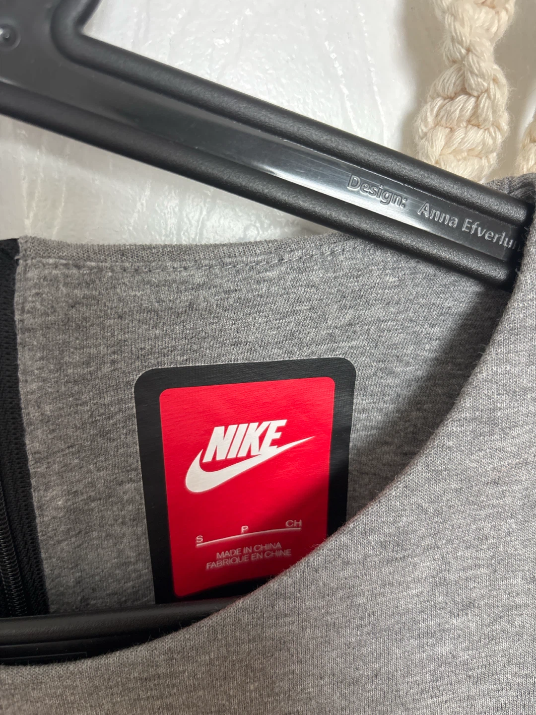 Nike Grey Tech Fleece Crewneck Sweatshirt Size S - photo 2