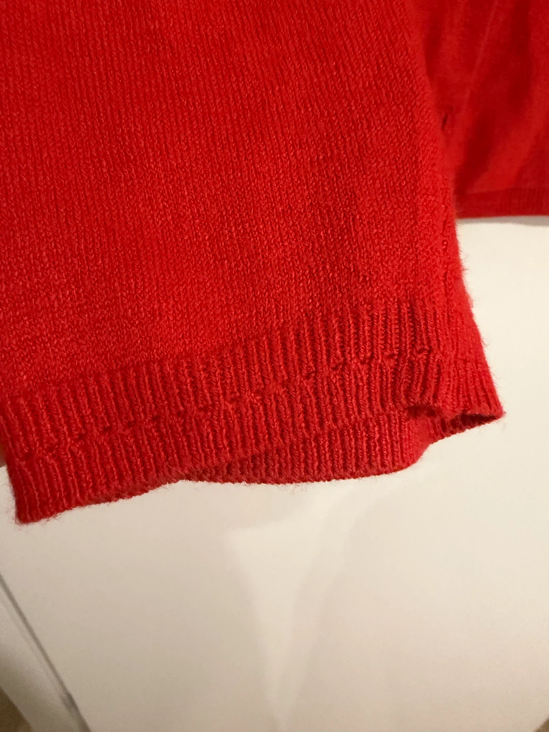 Red Button-Up Cardigan - photo 3