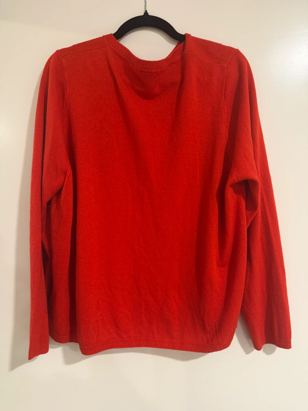 Red Button-Up Cardigan - photo 4