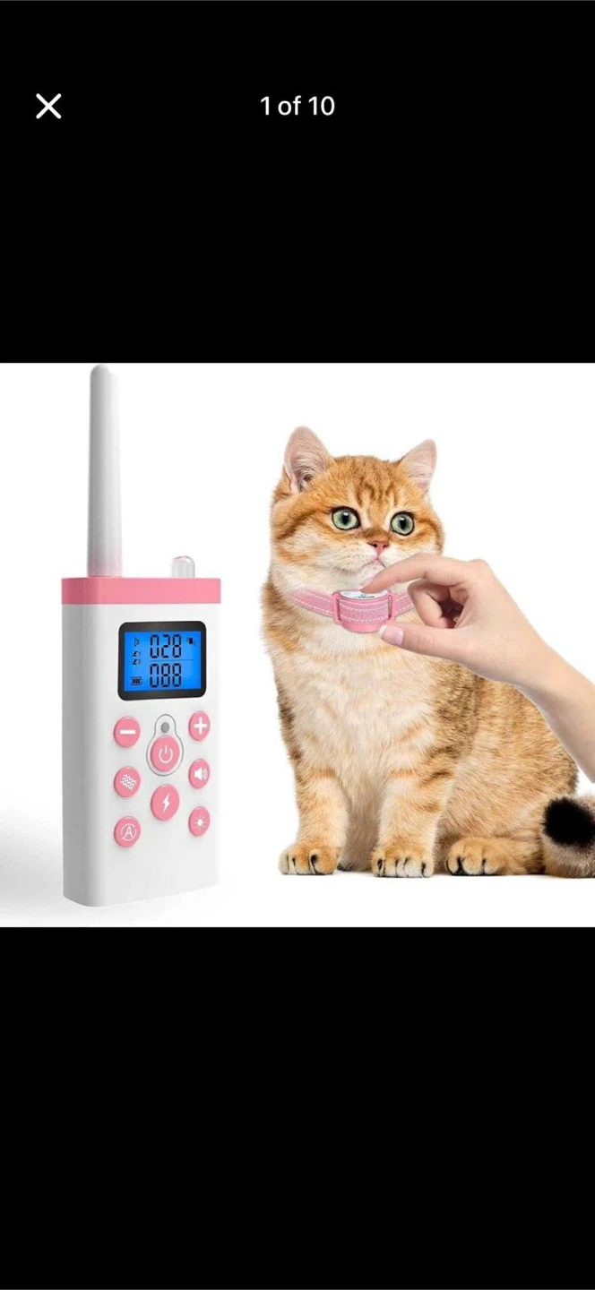 Brand new Meowing Stop Collar Remote Cat Training Collar