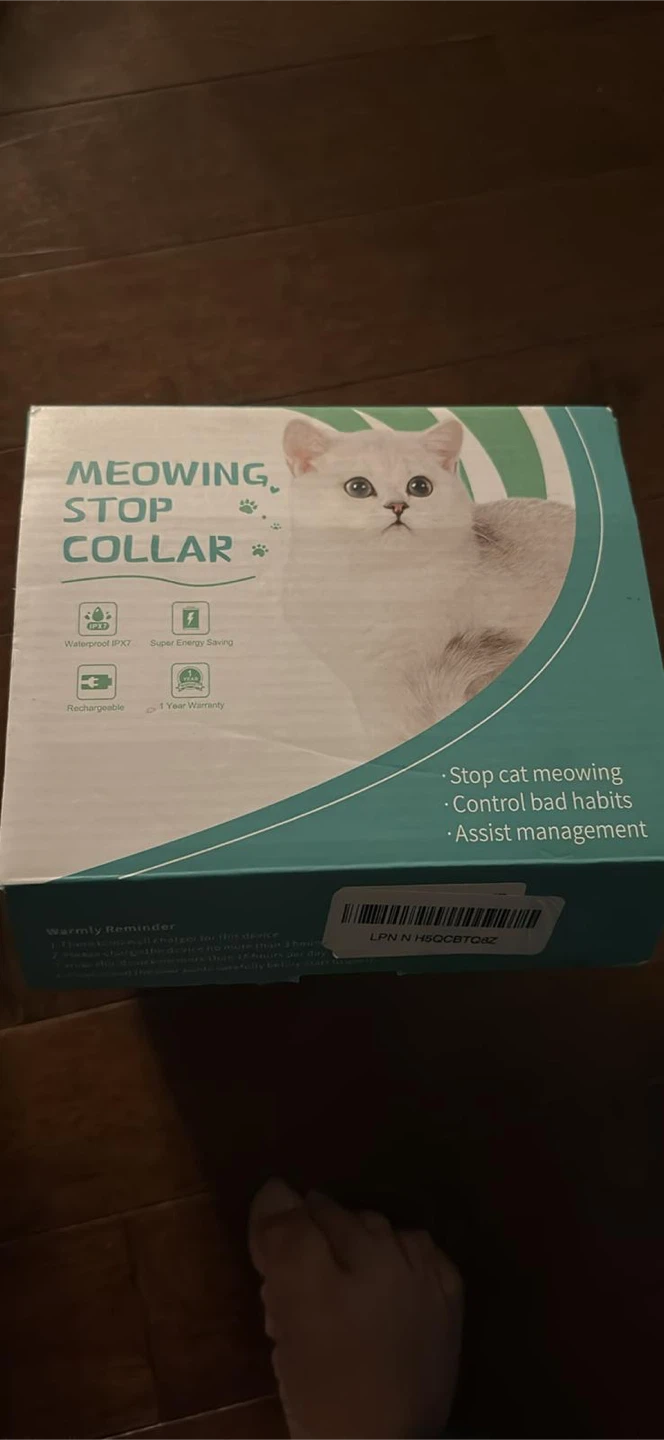 Brand new Meowing Stop Collar Remote Cat Training Collar - photo 5