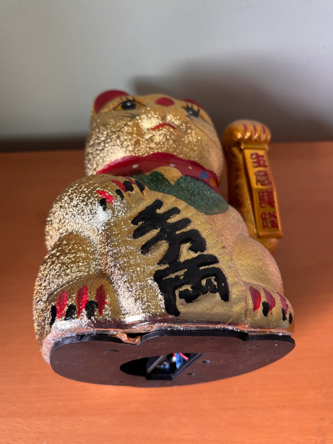 Gold Maneki Neko Lucky Cat - photo 4