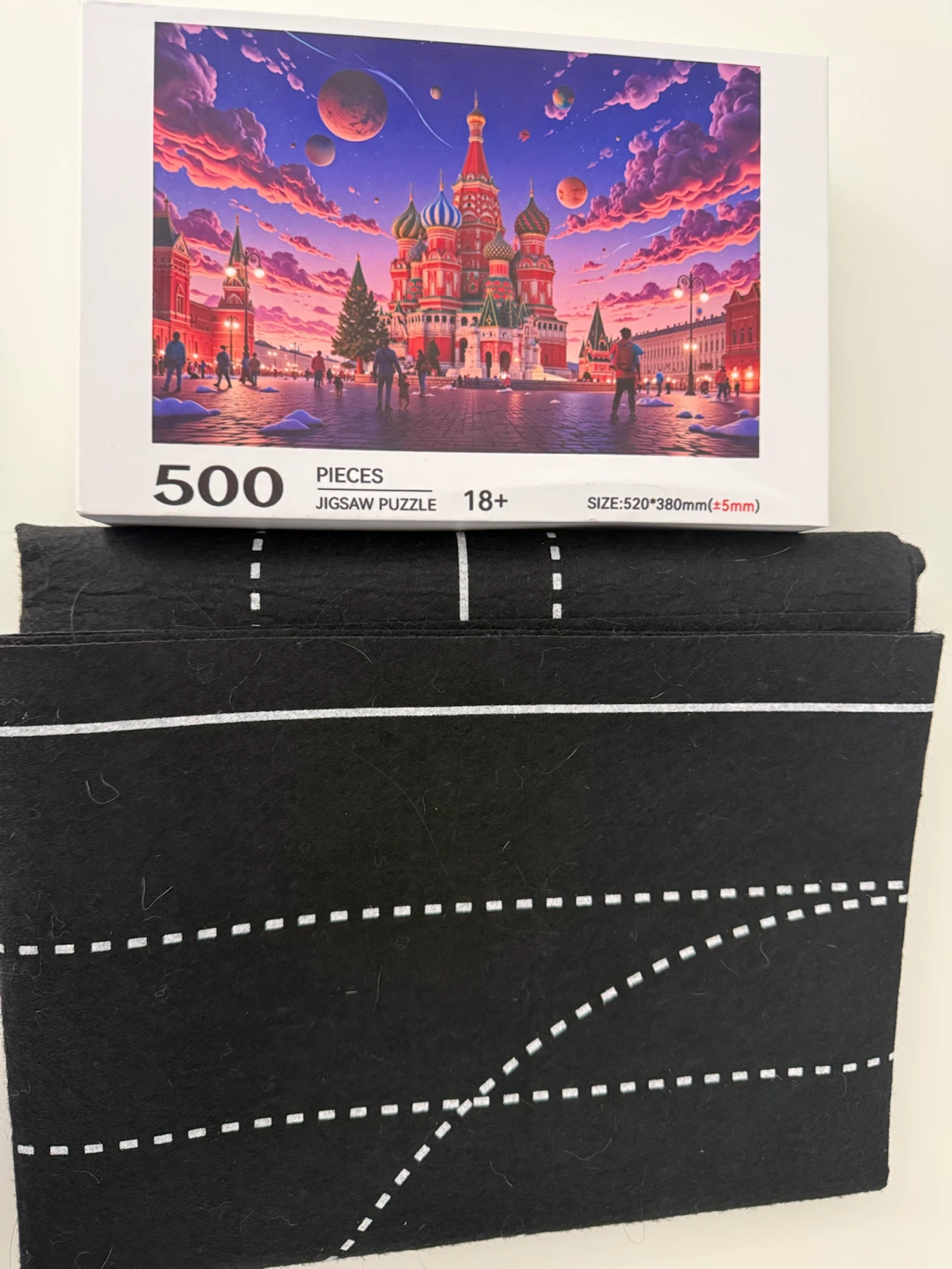 500 Piece Jigsaw Puzzle with Mat - photo 3