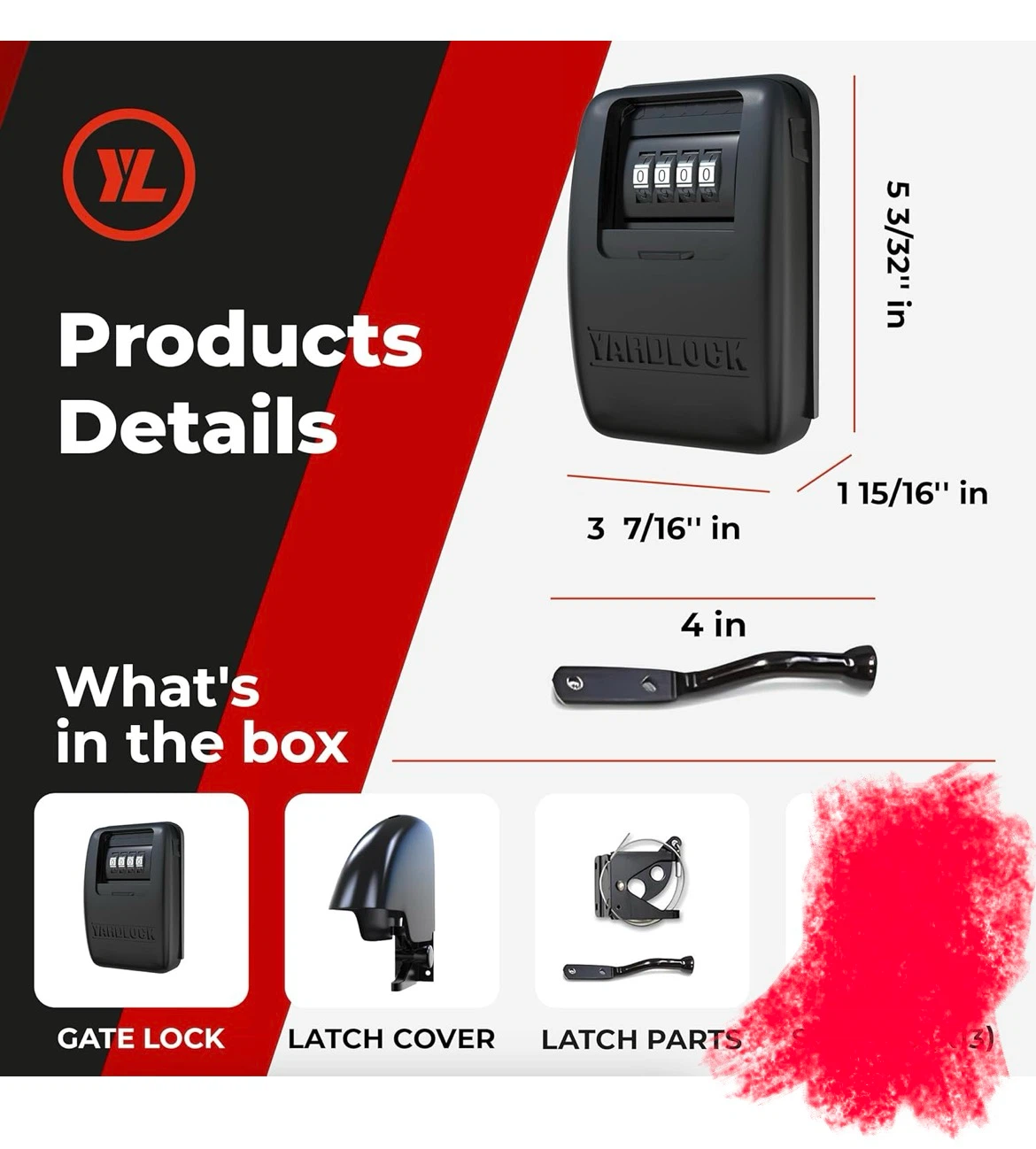 Yardlock Keyless Gate Lock - photo 2