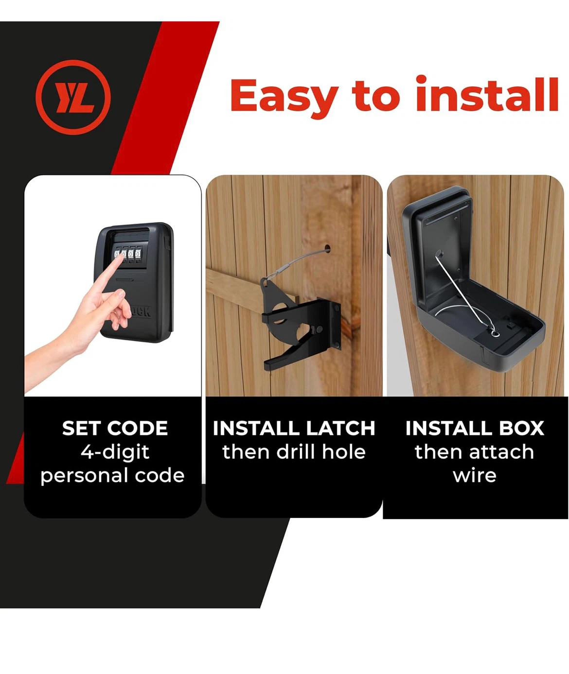 Yardlock Keyless Gate Lock - photo 5