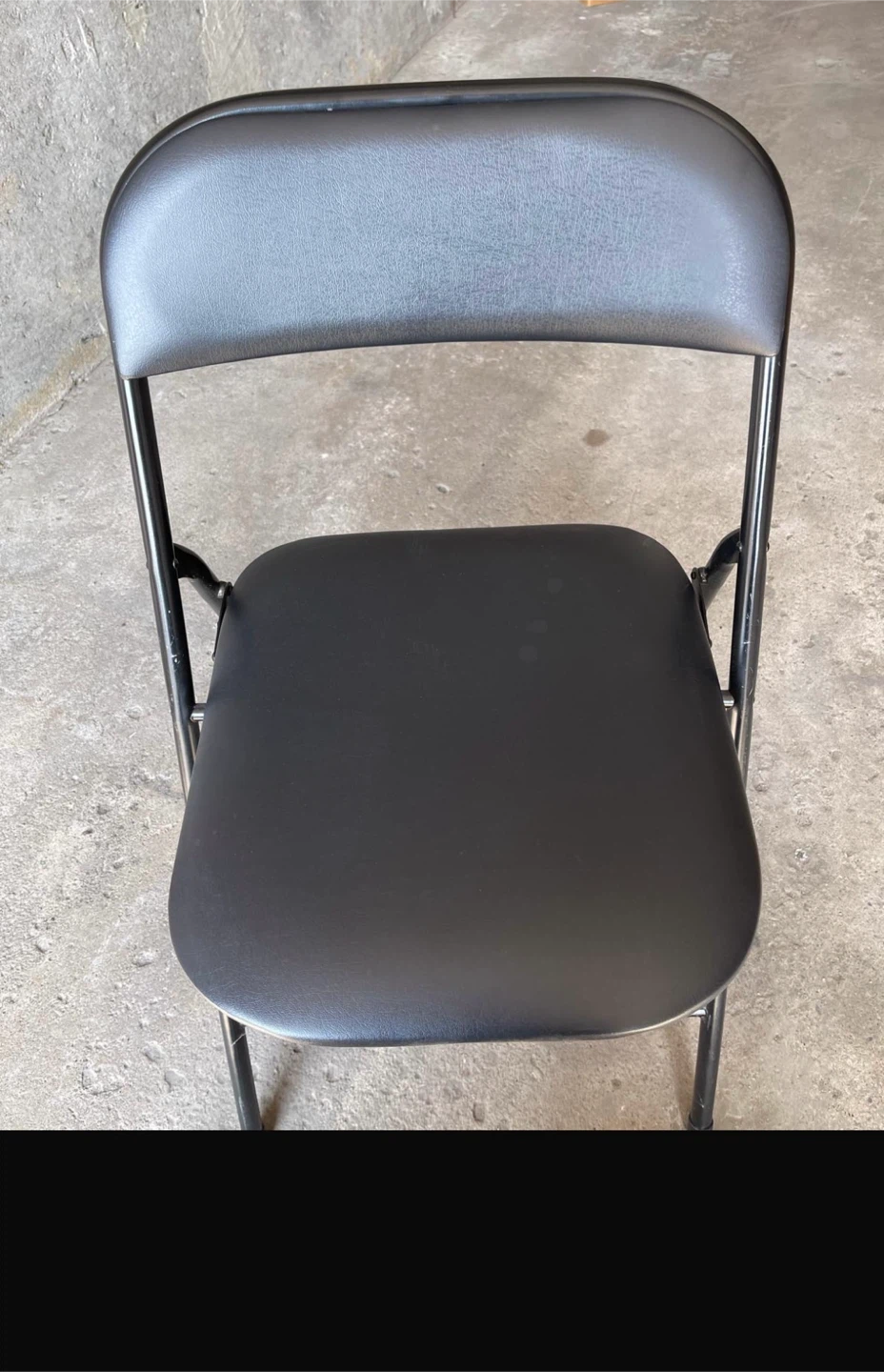 Black Folding Chair - photo 2