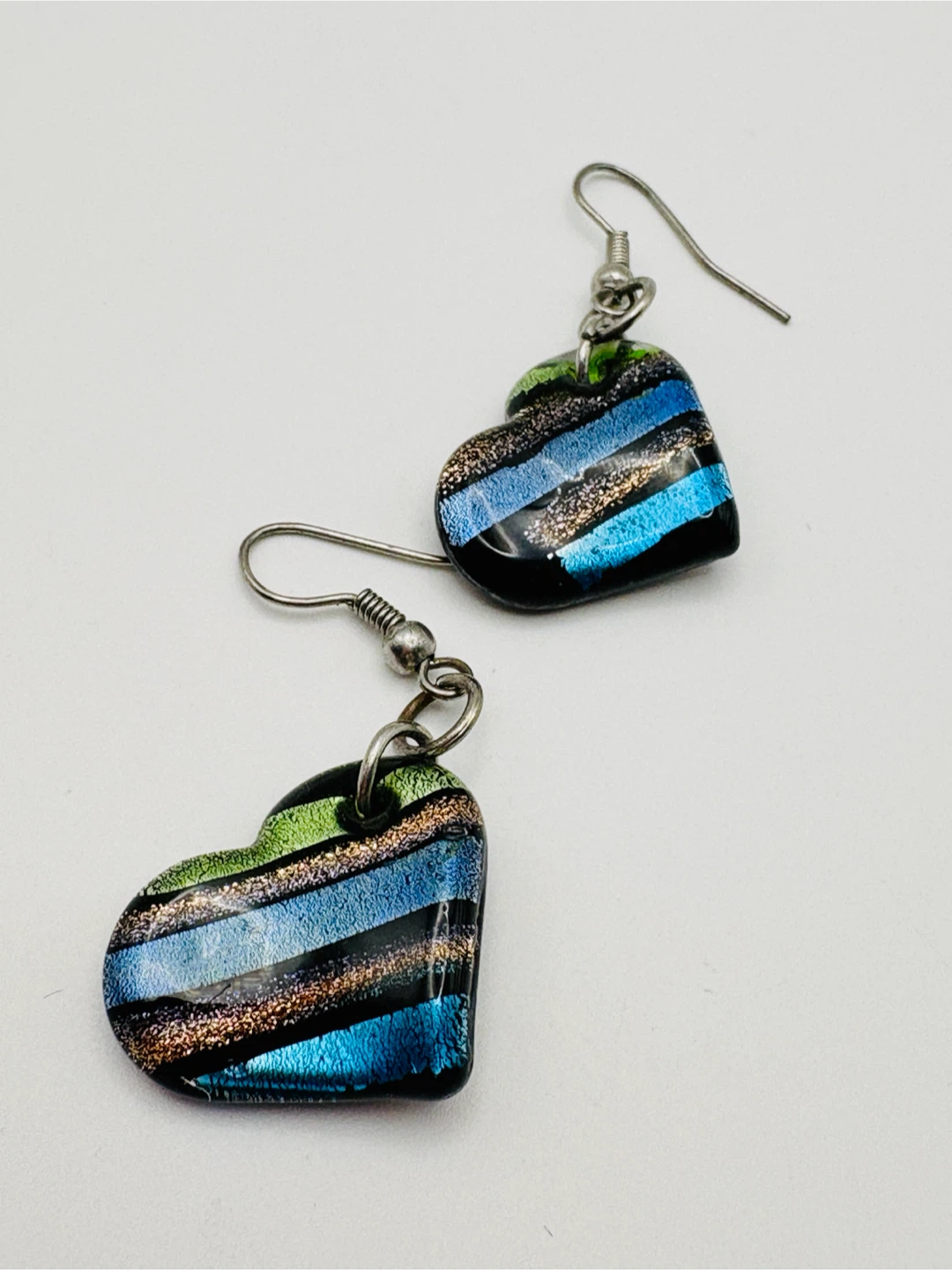 Heart-Shaped Dangle Earrings - photo 2