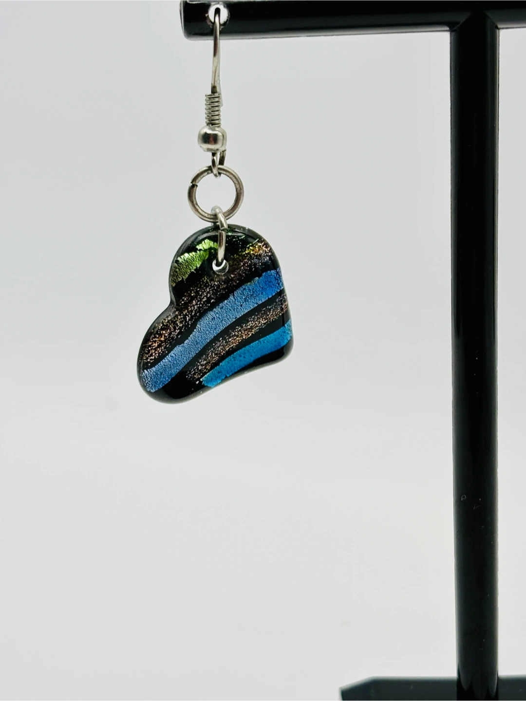 Heart-Shaped Dangle Earrings - photo 5