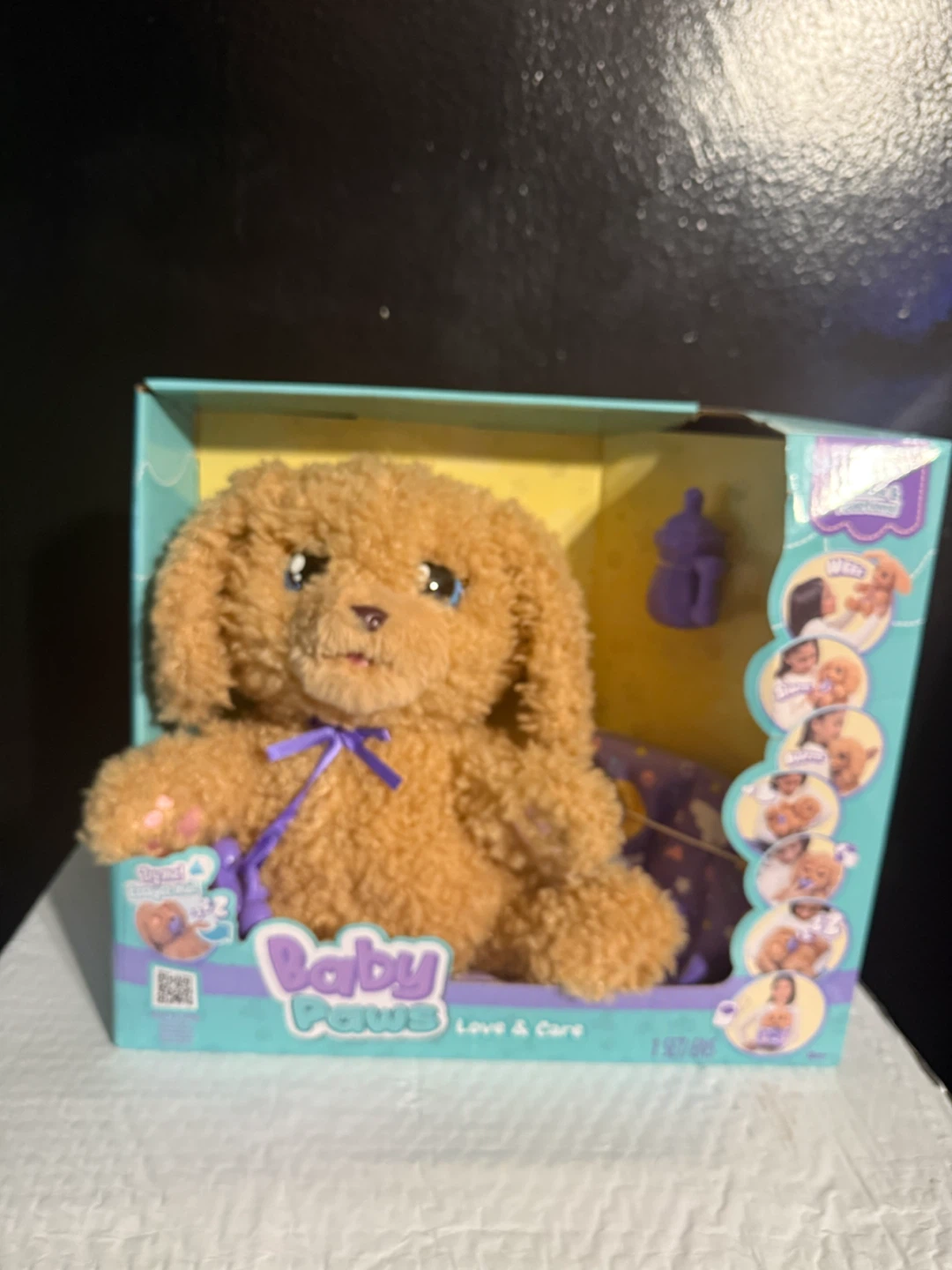 Baby Paws Love & Care Interactive Plush Dog Toy