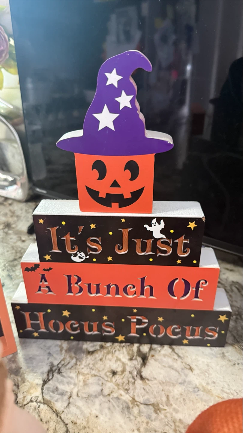 Halloween Stacked Pumpkin Decor set - photo 2