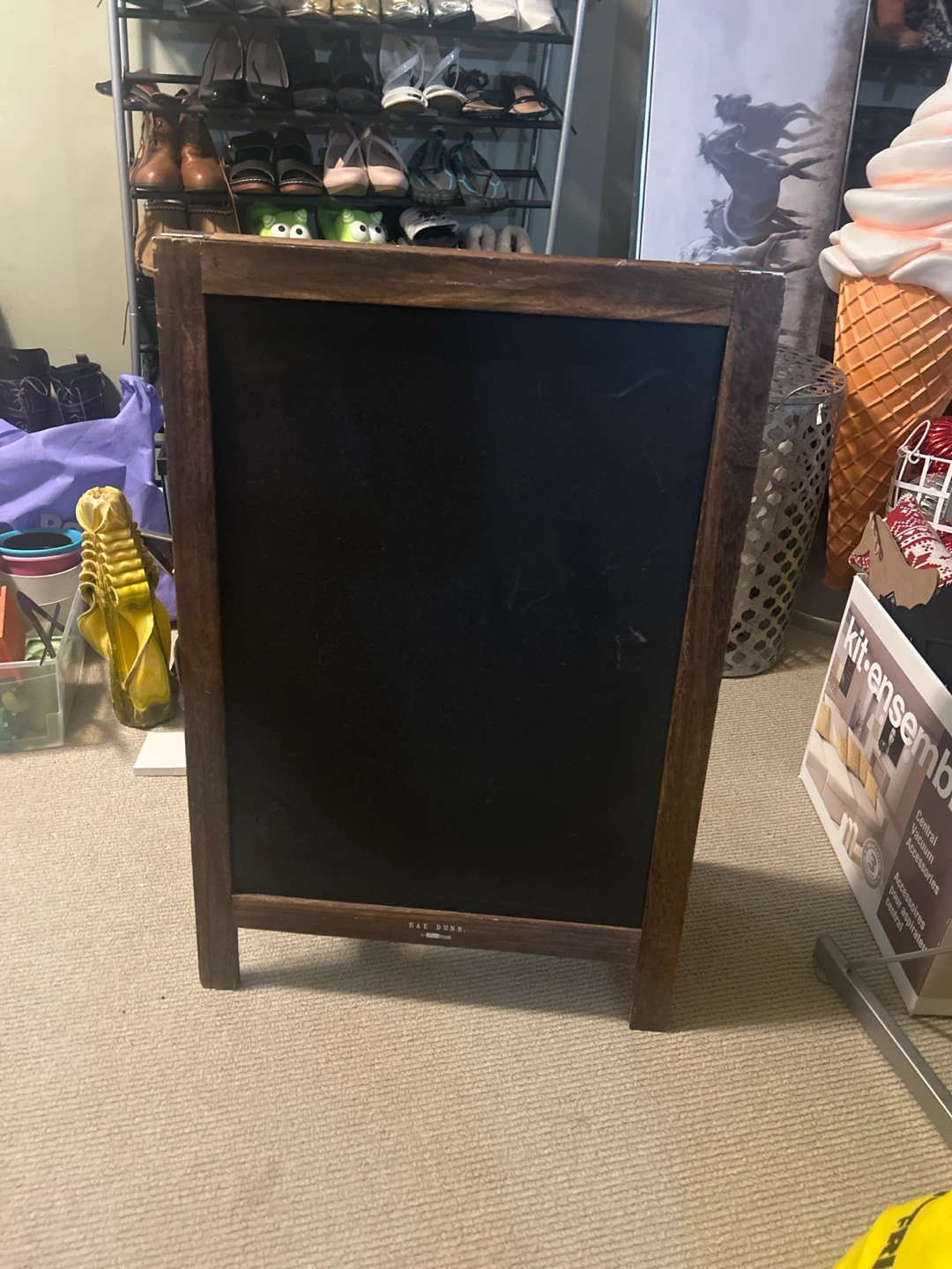 Rae Dunn Wooden A-Frame Chalkboard Easel