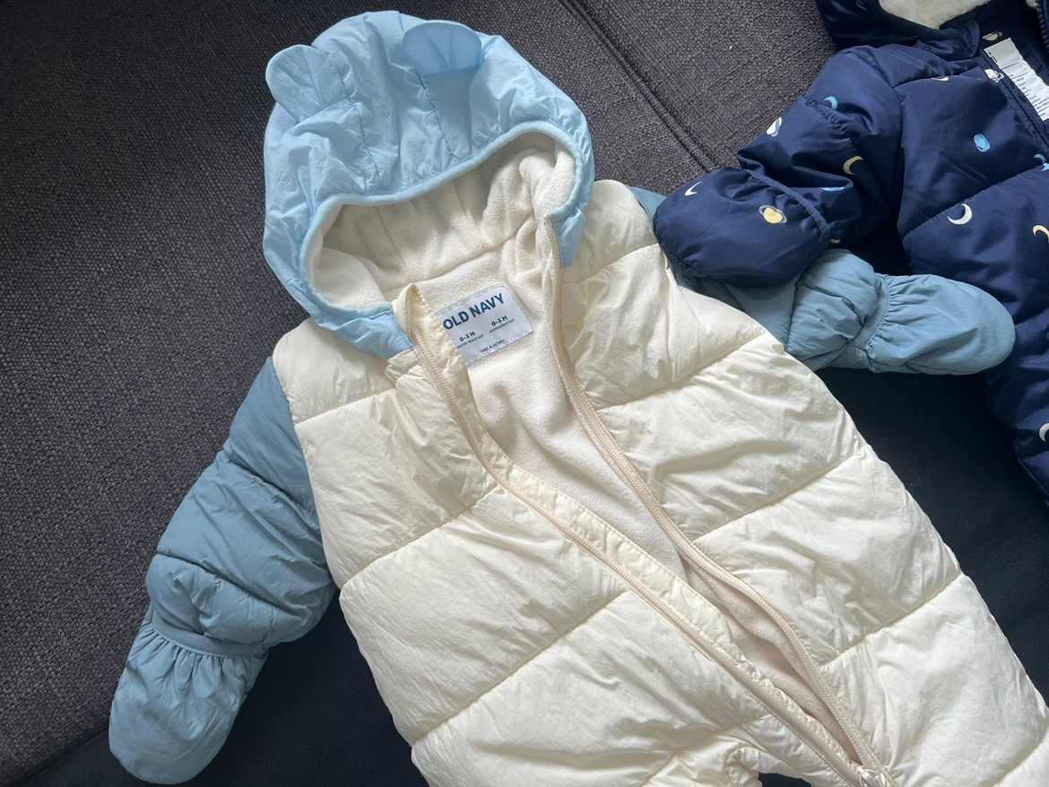 Old Navy & Gap Baby Bunting Snowsuits 0-3M - photo 2