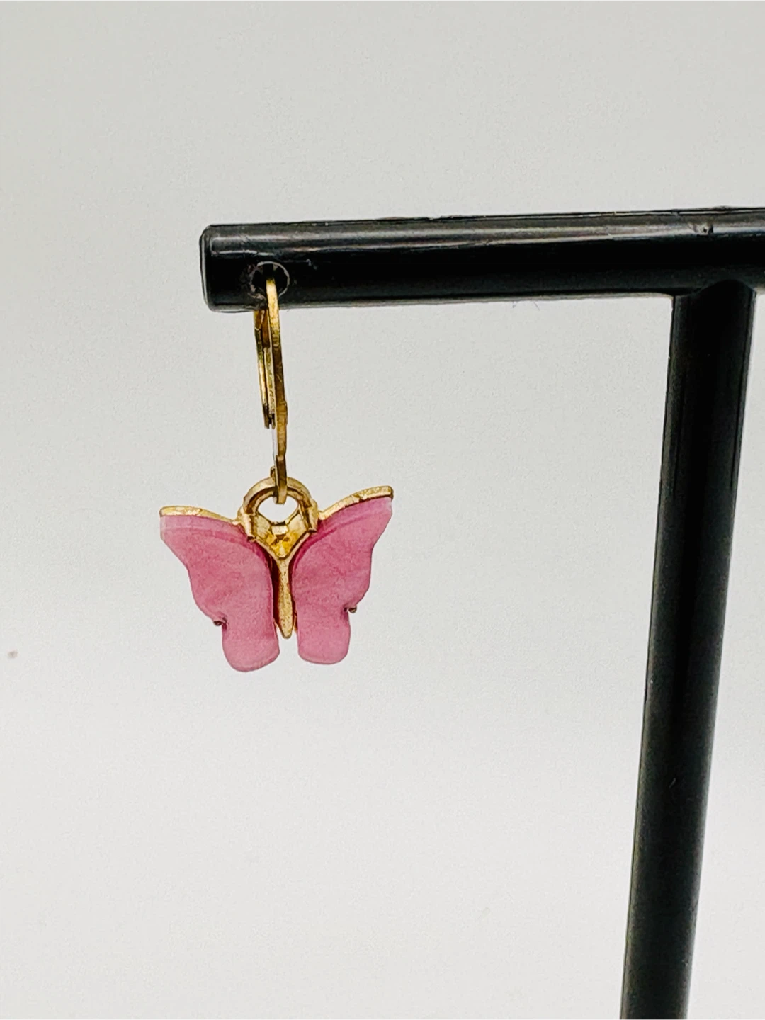 Pink Butterfly Dangle Earrings - photo 5