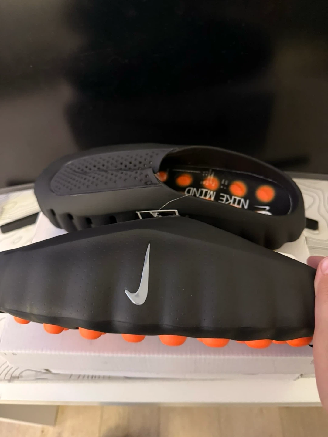 Nike Mind Black Massage Slides
