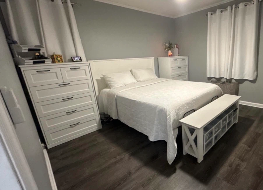 2 IKEA 6- Drawer Chest White with black handles - photo 2